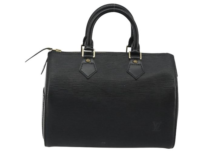 LOUIS VUITTON Epi Speedy 25 Hand Bag Black M59042 LV Auth 190404SAV - view 3