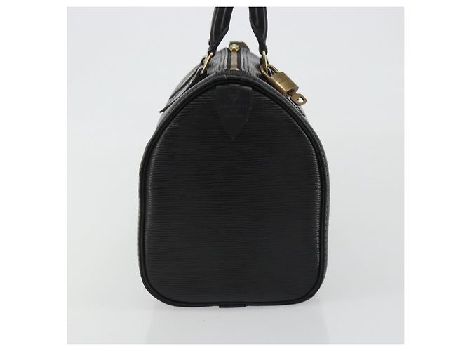 LOUIS VUITTON Epi Speedy 25 Hand Bag Black M59042 LV Auth 190404SAV - view 4