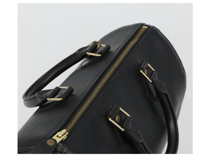 LOUIS VUITTON Epi Speedy 25 Hand Bag Black M59042 LV Auth 190404SAV - view 6