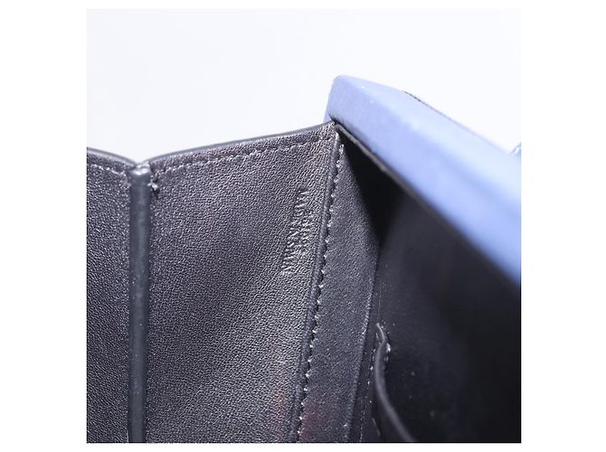 Borsa a mano LOEWE in pelle 2way Navy Silver Auth 191686M Argento Blu navy - vista 11