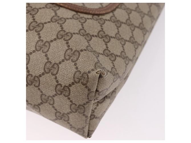 Borsa Tote GUCCI GG Supreme Web Sherry Line PVC Beige 39 02 003 Auth bs35976 - vista 15