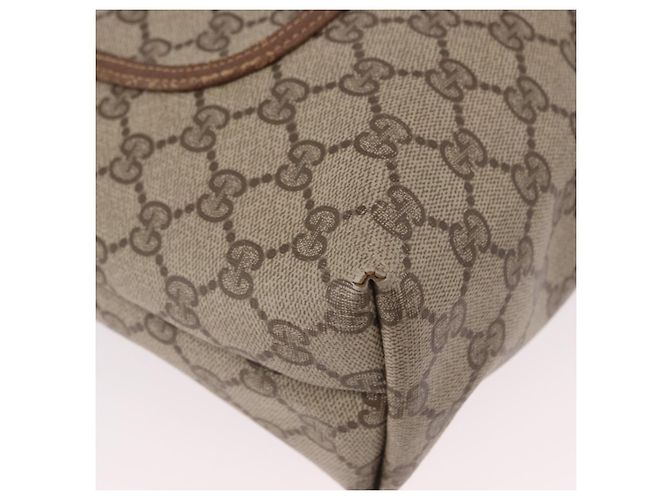 Borsa Tote GUCCI GG Supreme Web Sherry Line PVC Beige 39 02 003 Auth bs35976 - vista 9