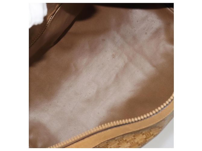 Céline Borsa CELINE Macadam Canvas PVC Beige Oro Autentica 186694 D'oro - vista 11