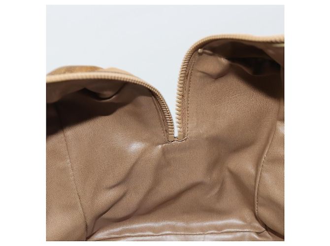 Céline Borsa CELINE Macadam Canvas PVC Beige Oro Autentica 186694 D'oro - vista 20