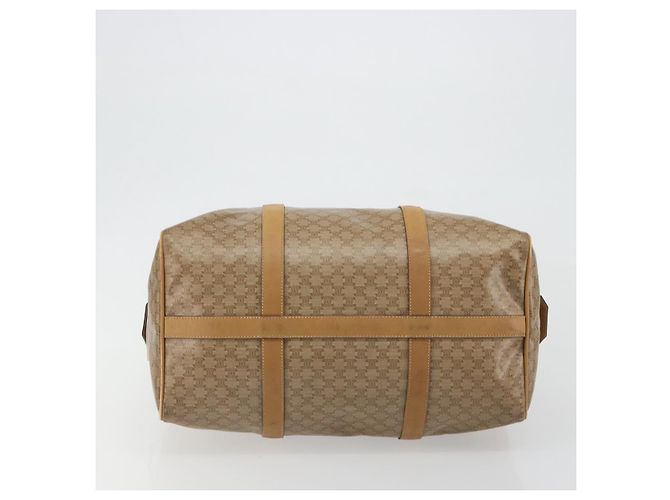 Céline Borsa CELINE Macadam Canvas PVC Beige Oro Autentica 186694 D'oro - vista 5