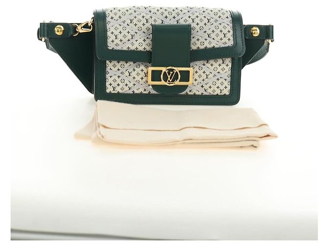 LOUIS VUITTON Monogram Maltage Line Bum Bag Dauphine Green M44724 Auth 189902M Verde Monogramma - vista 12