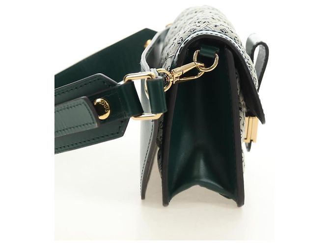 LOUIS VUITTON Monogram Maltage Line Bum Bag Dauphine Green M44724 Auth 189902M Verde Monogramma - vista 3