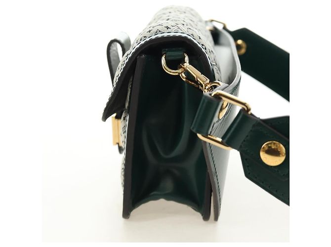 LOUIS VUITTON Monogram Maltage Line Bum Bag Dauphine Green M44724 Auth 189902M Verde Monogramma - vista 4