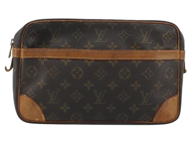 LOUIS VUITTON Monogram Compiegne 28 Clutch Bag M51845 LV Auth BA13913 Monogramma - vista 13