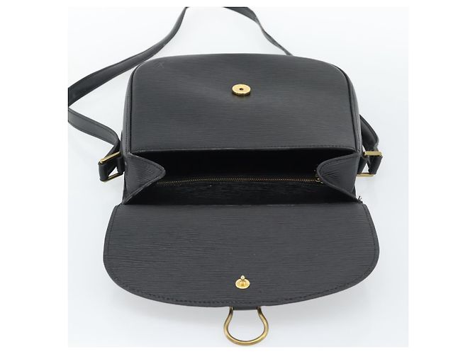 Borsa a Spalla LOUIS VUITTON Epi Saint Cloud GM Nero M52192 LV Auth 191640 - vista 20