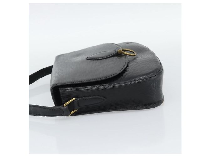 Borsa a Spalla LOUIS VUITTON Epi Saint Cloud GM Nero M52192 LV Auth 191640 - vista 3