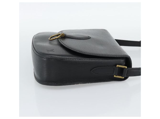 Borsa a Spalla LOUIS VUITTON Epi Saint Cloud GM Nero M52192 LV Auth 191640 - vista 4