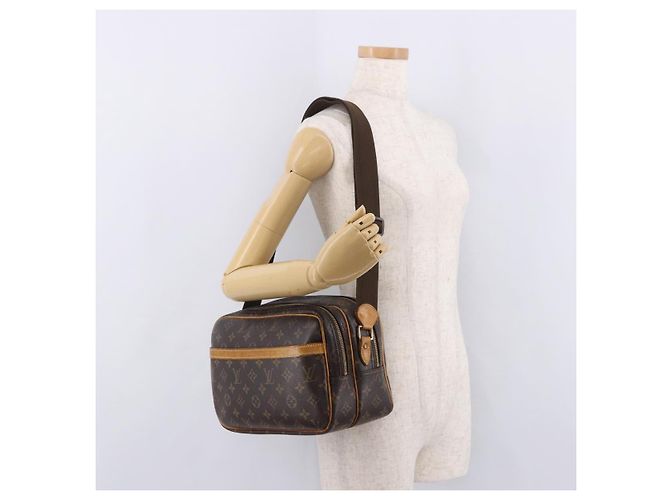 LOUIS VUITTON Borsa a Spalla Monogram Reporter PM M45254 LV Auth 190957A Monogramma - vista 24