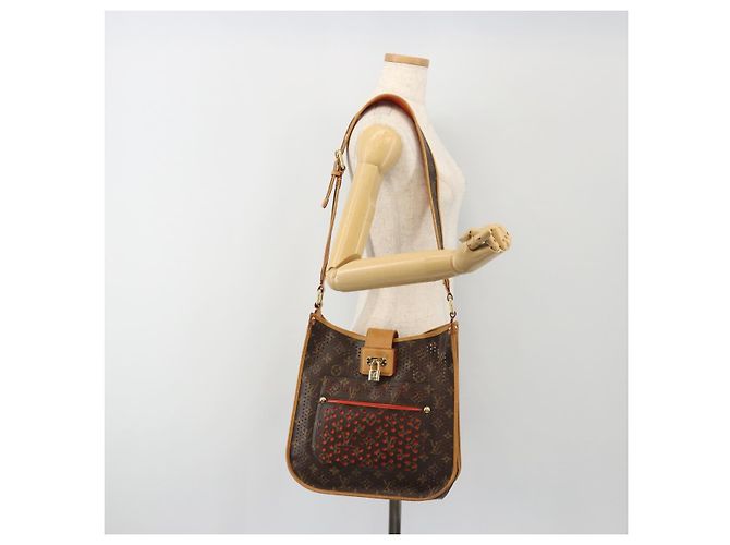 LOUIS VUITTON Monogram Perfo Schultertasche M95172 LV Auth BA13930V Monogramm - Ansicht 22