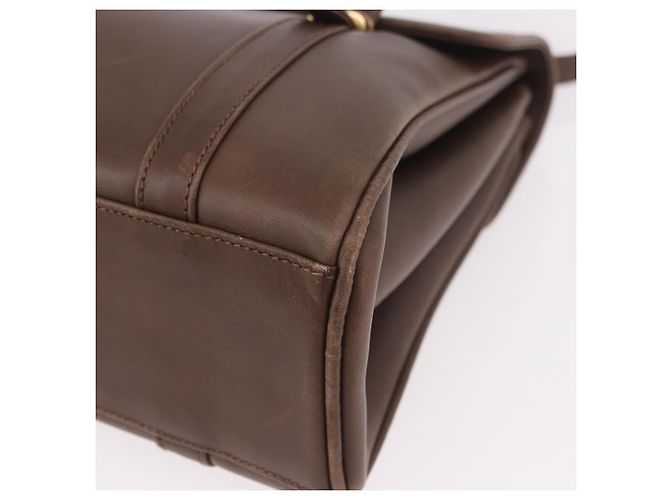 GUCCI Handtasche Leder Braun Gold 000 46 4857 Auth 190970 Golden - Ansicht 14