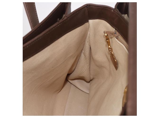 GUCCI Handtasche Leder Braun Gold 000 46 4857 Auth 190970 Golden - Ansicht 20