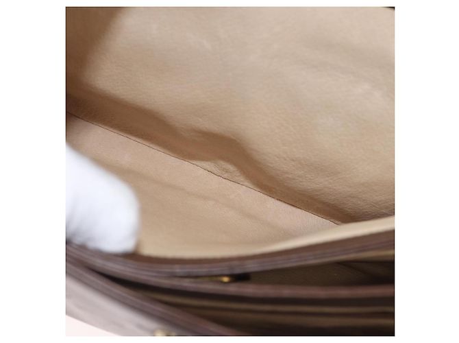 GUCCI Handtasche Leder Braun Gold 000 46 4857 Auth 190970 Golden - Ansicht 22