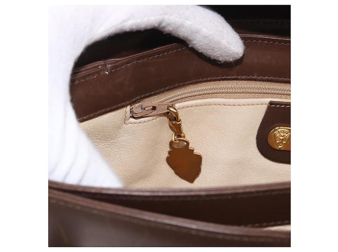 GUCCI Handtasche Leder Braun Gold 000 46 4857 Auth 190970 Golden - Ansicht 23