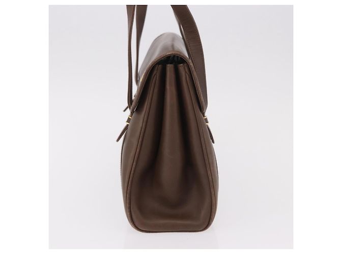 GUCCI Handtasche Leder Braun Gold 000 46 4857 Auth 190970 Golden - Ansicht 3