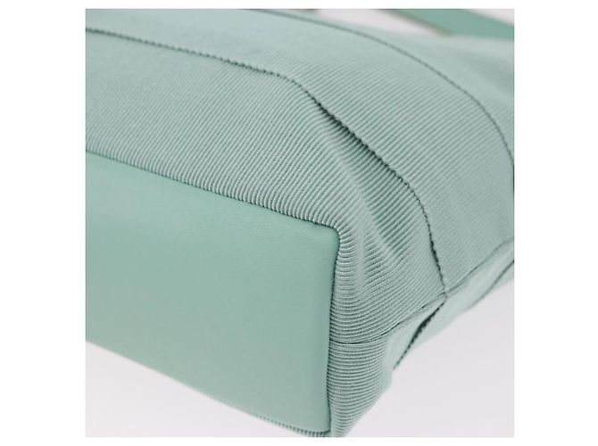 Borsa Salvatore Ferragamo Vala Canvas 2way Verde Oro Auth 191655A D'oro - vista 10