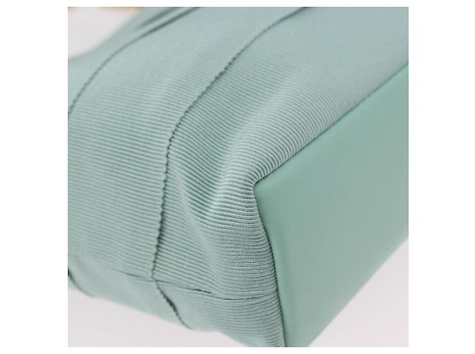 Borsa Salvatore Ferragamo Vala Canvas 2way Verde Oro Auth 191655A D'oro - vista 15