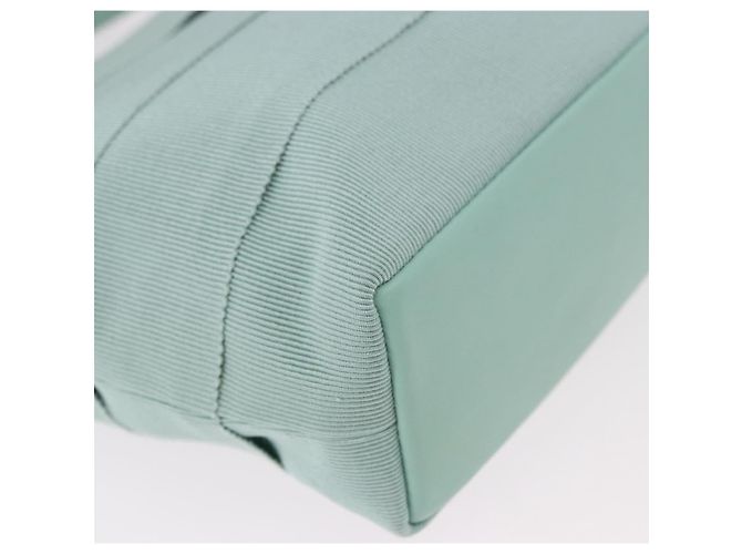 Borsa Salvatore Ferragamo Vala Canvas 2way Verde Oro Auth 191655A D'oro - vista 17