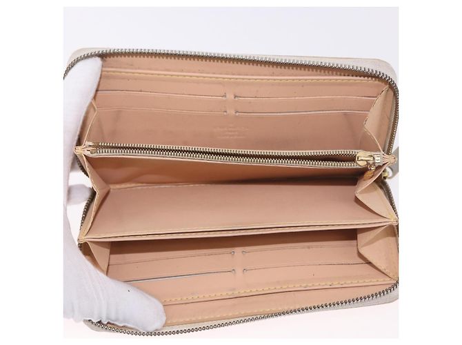 LOUIS VUITTON Monogram Multicolor Zippy Wallet White M60274 LV Auth BA14074 Bianco Monogramma - vista 9