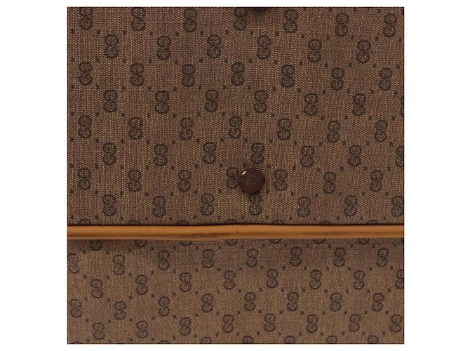 Sac à bandoulière GUCCI Micro GG Supreme en PVC Beige Or Auth ep14952 Doré - vue 7