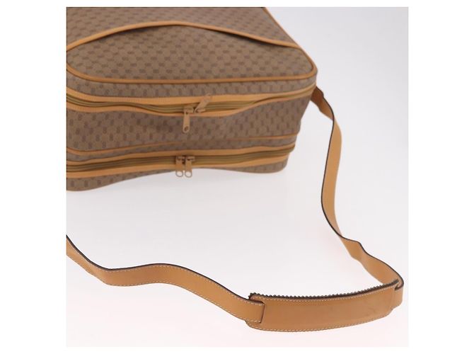 Sac à bandoulière GUCCI Micro GG Supreme en PVC Beige Or Auth ep14952 Doré - vue 9