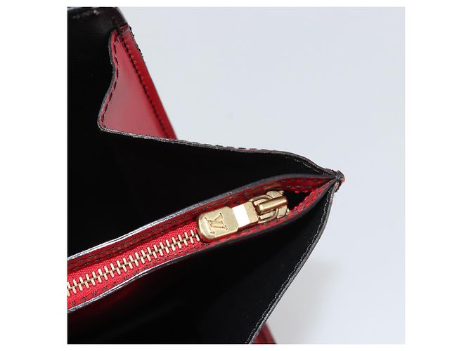 Borsa LOUIS VUITTON Epi Varenne Nera Rossa M52387 LV Auth ka5103 Nero Rosso - vista 10