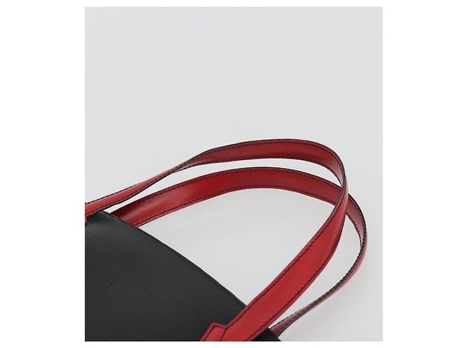 Borsa LOUIS VUITTON Epi Varenne Nera Rossa M52387 LV Auth ka5103 Nero Rosso - vista 14
