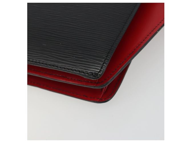 Borsa LOUIS VUITTON Epi Varenne Nera Rossa M52387 LV Auth ka5103 Nero Rosso - vista 16