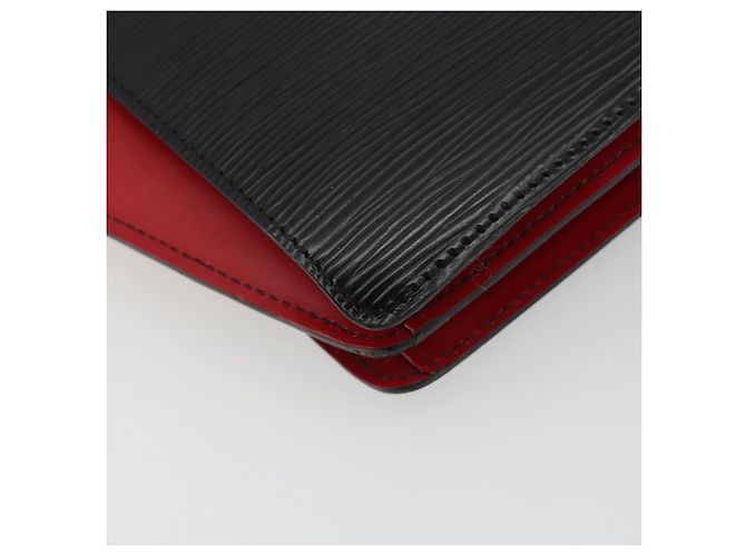 Borsa LOUIS VUITTON Epi Varenne Nera Rossa M52387 LV Auth ka5103 Nero Rosso - vista 17