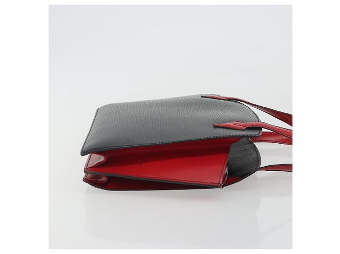 Borsa LOUIS VUITTON Epi Varenne Nera Rossa M52387 LV Auth ka5103 Nero Rosso - vista 3