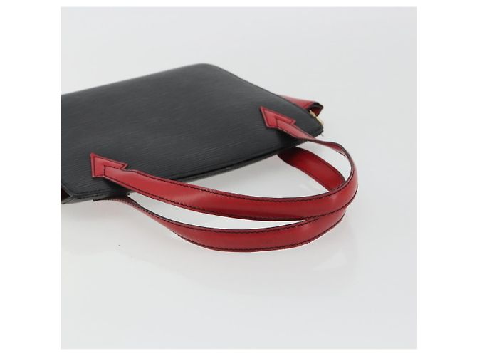 Borsa LOUIS VUITTON Epi Varenne Nera Rossa M52387 LV Auth ka5103 Nero Rosso - vista 7