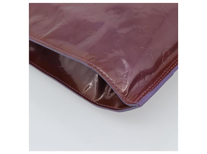 LOUIS VUITTON Borsa Vernis Stanton Purple Viole M91079 LV Auth BA13989 Porpora - vista 16