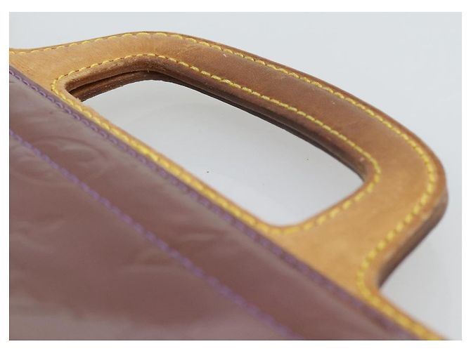 LOUIS VUITTON Borsa Vernis Stanton Purple Viole M91079 LV Auth BA13989 Porpora - vista 8