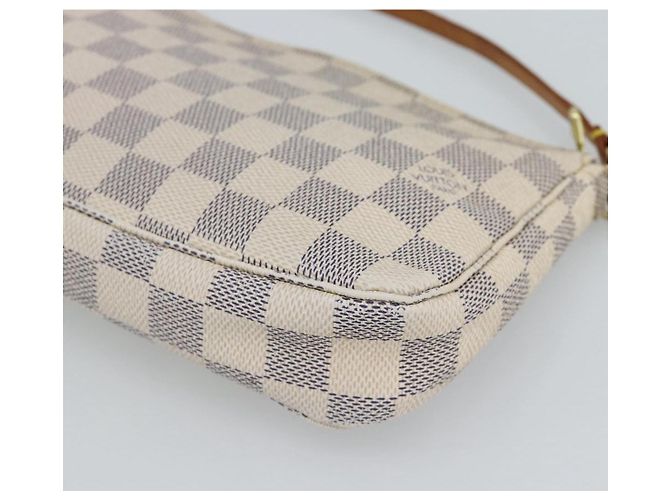 LOUIS VUITTON Damier Azur Pochette Accessoires Pouch N51986 LV Auth 191661A - vista 15