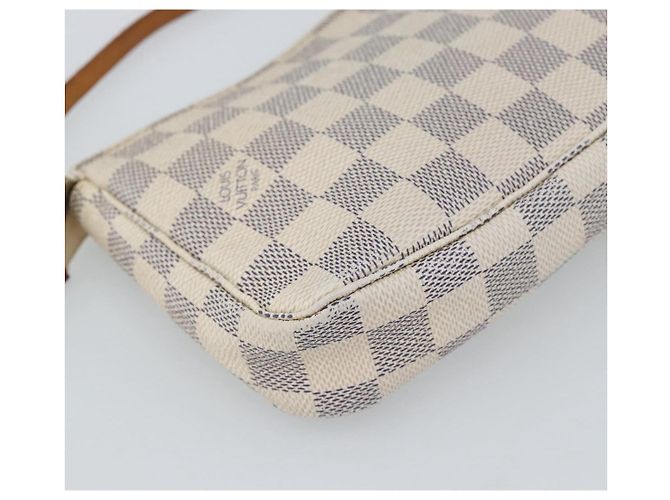LOUIS VUITTON Damier Azur Pochette Accessoires Pouch N51986 LV Auth 191661A - vista 16