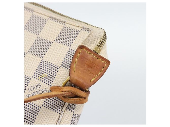 LOUIS VUITTON Damier Azur Pochette Accessoires Pouch N51986 LV Auth 191661A - vista 17