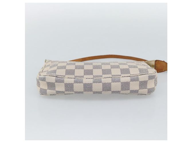 LOUIS VUITTON Damier Azur Pochette Accessoires Pouch N51986 LV Auth 191661A - vista 5