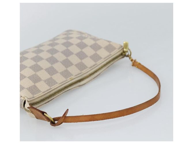 LOUIS VUITTON Damier Azur Pochette Accessoires Pouch N51986 LV Auth 191661A - vista 7