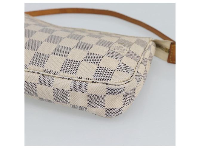 LOUIS VUITTON Damier Azur Pochette Accessoires Pouch N51986 LV Auth 191661A - vista 9