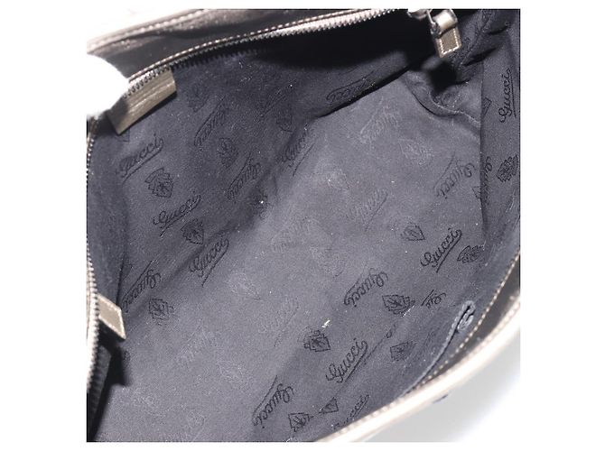 Borsa Tote GUCCI GG Implementation PVC Bronzo Argento 211133 Auth mr2649 - vista 10