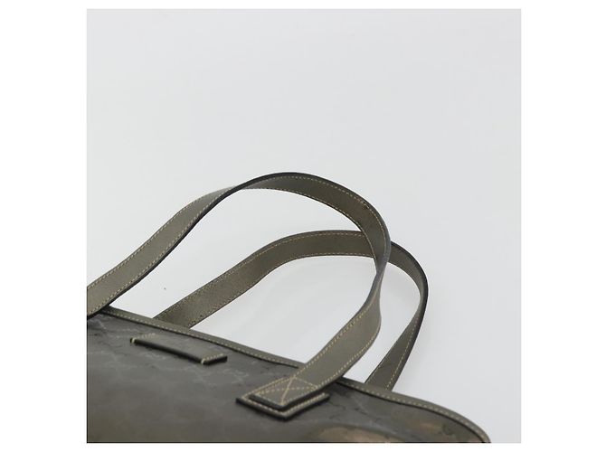 Borsa Tote GUCCI GG Implementation PVC Bronzo Argento 211133 Auth mr2649 - vista 14