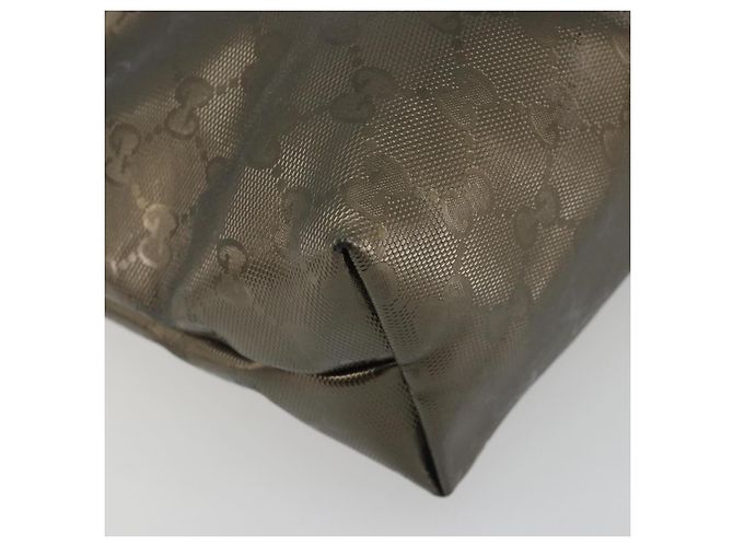 Borsa Tote GUCCI GG Implementation PVC Bronzo Argento 211133 Auth mr2649 - vista 15