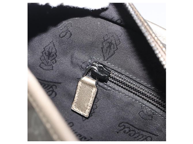 Borsa Tote GUCCI GG Implementation PVC Bronzo Argento 211133 Auth mr2649 - vista 22
