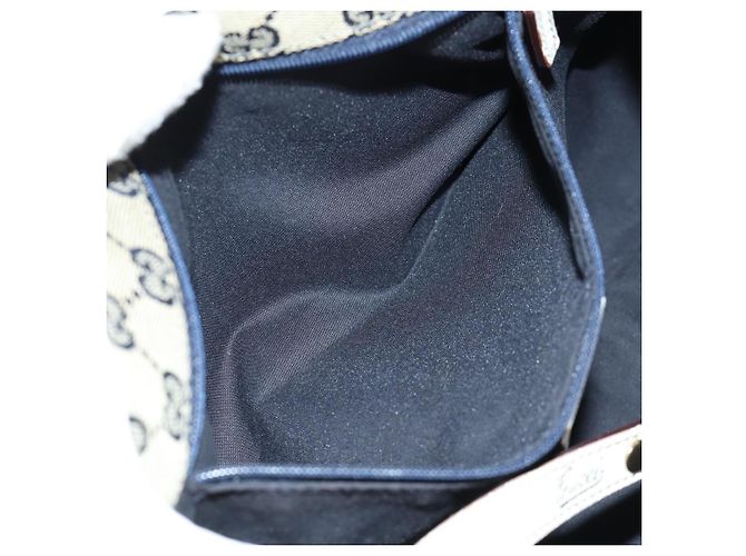 Borsa Tote Abbey GUCCI in pelle bianca e oro 130736 Auth 191308V Bianco D'oro - vista 22