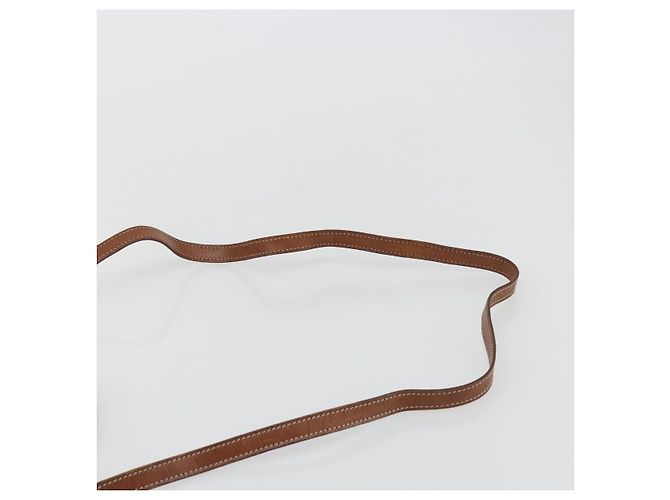 Céline Borsa a Mano CELINE Macadam Canvas PVC Pelle 2way Marrone Oro Auth gh2206 D'oro - vista 15