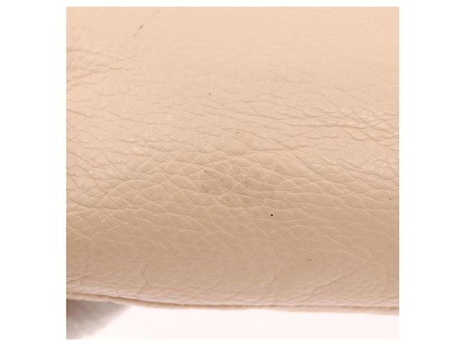 Chloé Borsa Chloe Lily in Pelle 2way Beige Oro Auth hk3885 D'oro - vista 10